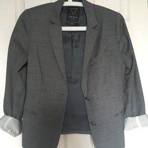 Aritzia Talula Shrunken Exeter Blazer Gray 6